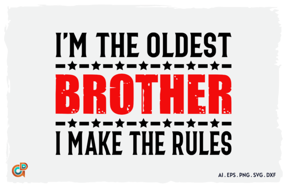 Brother's Day Cute Quote SVG Design for Crafts and Graphics