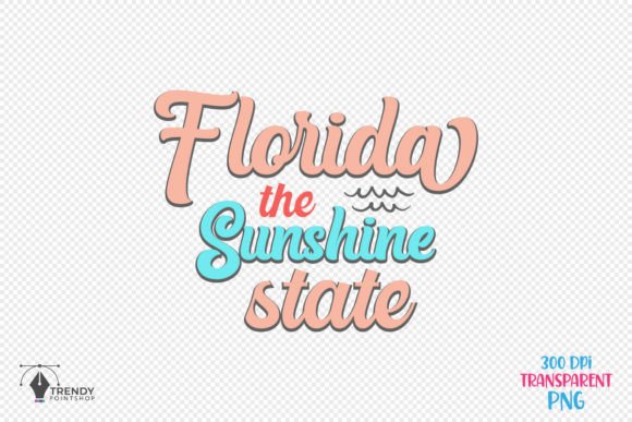 Florida Summer Beach Quote SVG Design for Crafts and Graphics