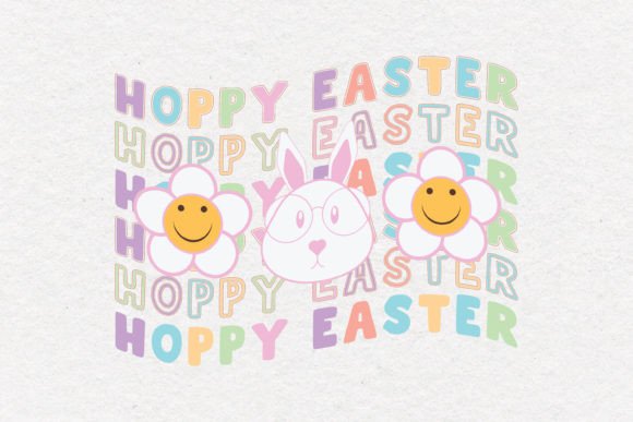 Hoppy Easter Retro Quote SVG Design for Crafts and Graphics