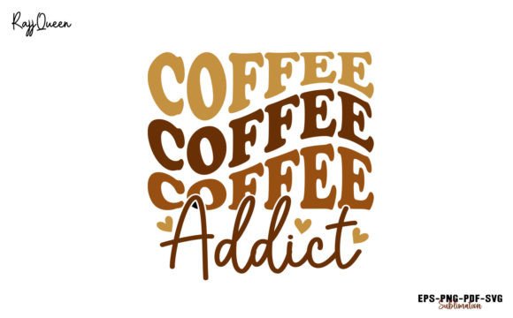 Retro Coffee Addict Quote SVG Design Review