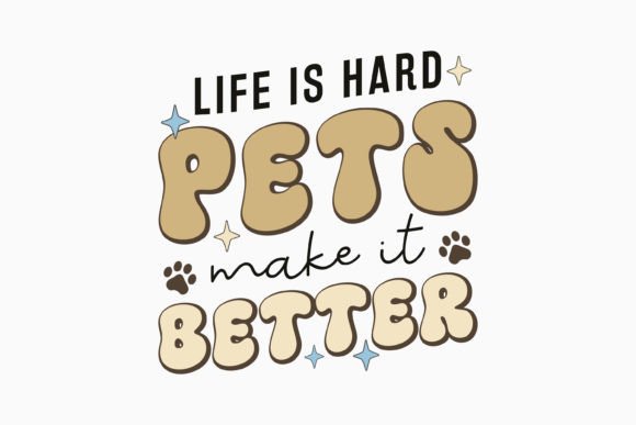 Retro Funny Pet Quote SVG for Crafts and Graphics