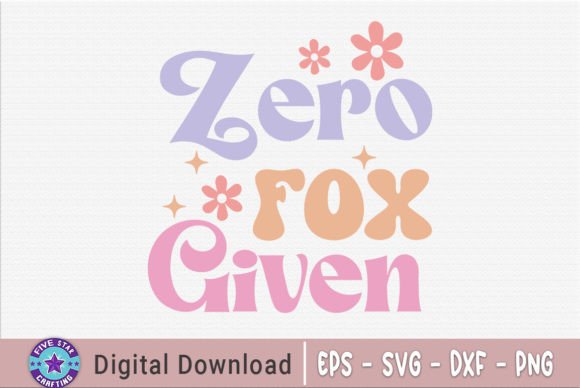 Zero Fox Given SVG for Crafts and Graphics